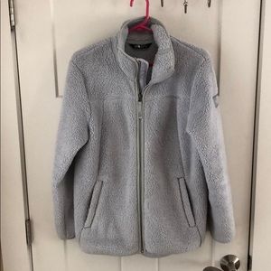 North Face Sherpa jacket in grey